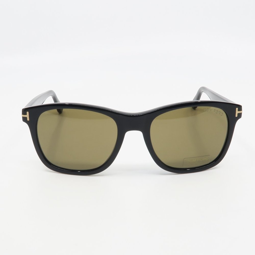 Tom Ford TF595 01J New Black/ Brown ERIC-02 Men's Sunglasses 55mm with defect - Picture 2 of 6